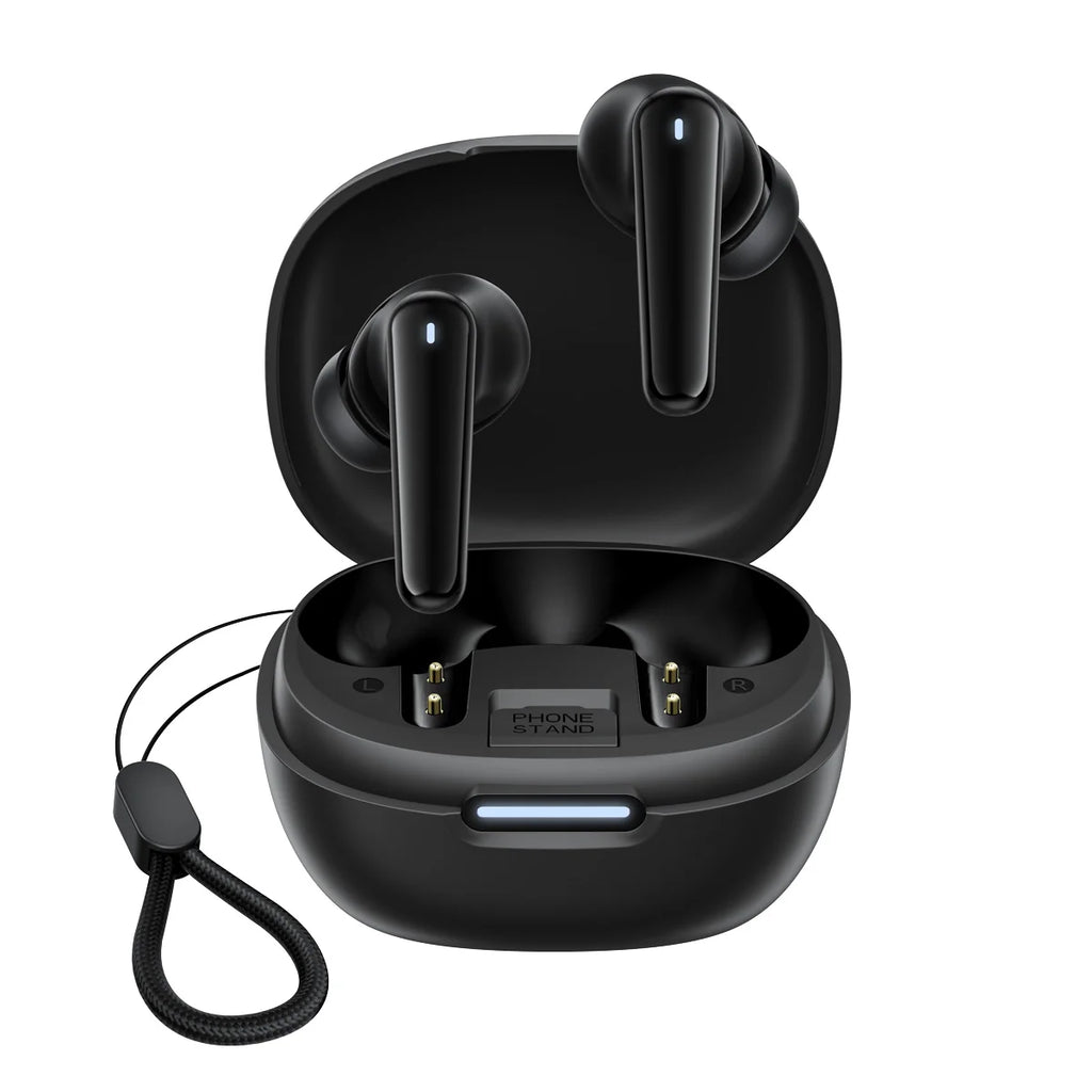 Blackview AirBuds 17 – Écouteurs Bluetooth TWS | ANC + ENC, Socle Téléphone Intégré, IPX4