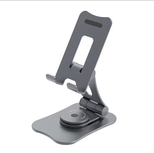 Support de Téléphone Pliable en Métal -Reglable Pour Bureau et et voiture