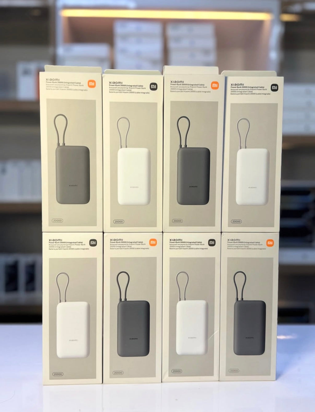 Power Bank Haute Capacité 10 000 mAh / 20 000 mAh – Charge Rapide USB-C & USB-A