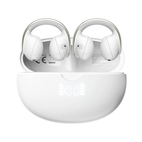Blackview AirBuds 13 – Écouteurs Sans Fil TWS Bluetooth 5.4 – Driver 13 mm – IPX7 Étanchéité – Design Clip-On à Conduction d’Air