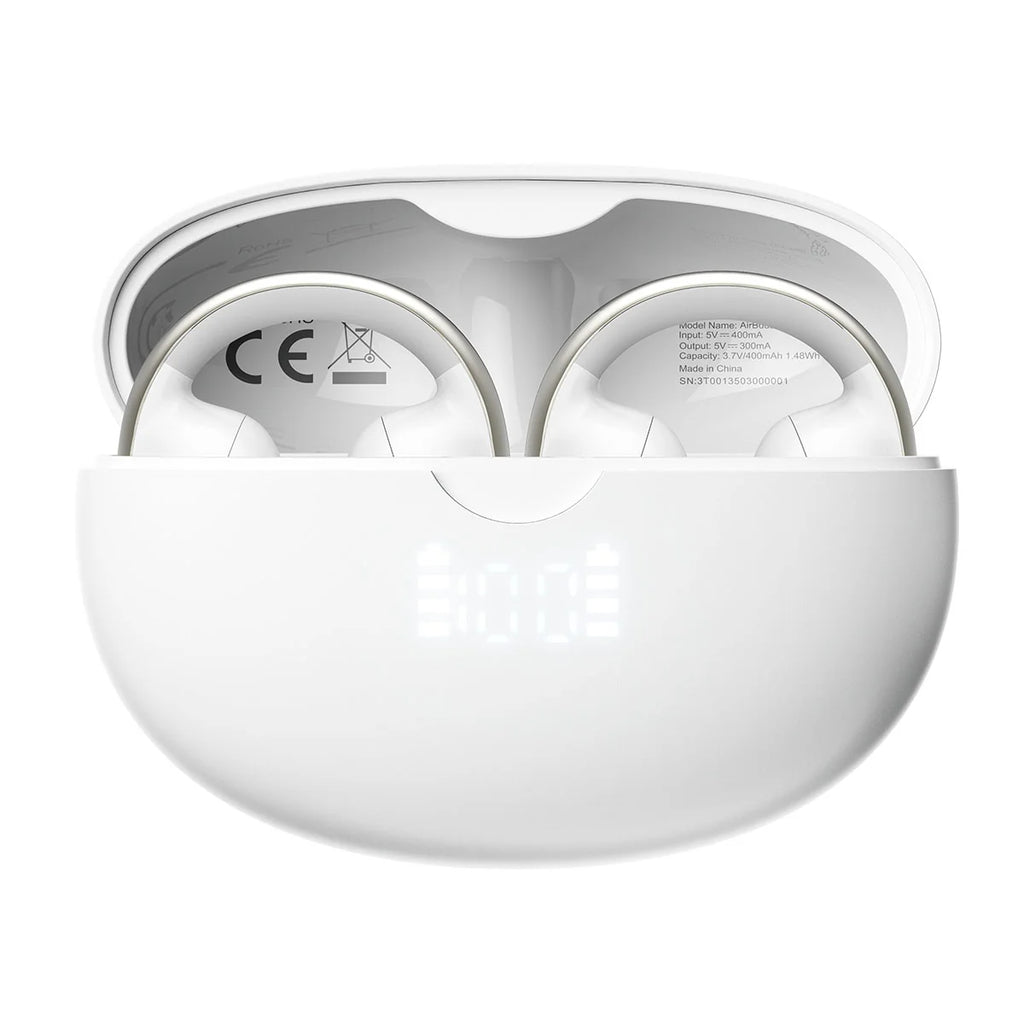 Blackview AirBuds 13 – Écouteurs Sans Fil TWS Bluetooth 5.4 – Driver 13 mm – IPX7 Étanchéité – Design Clip-On à Conduction d’Air