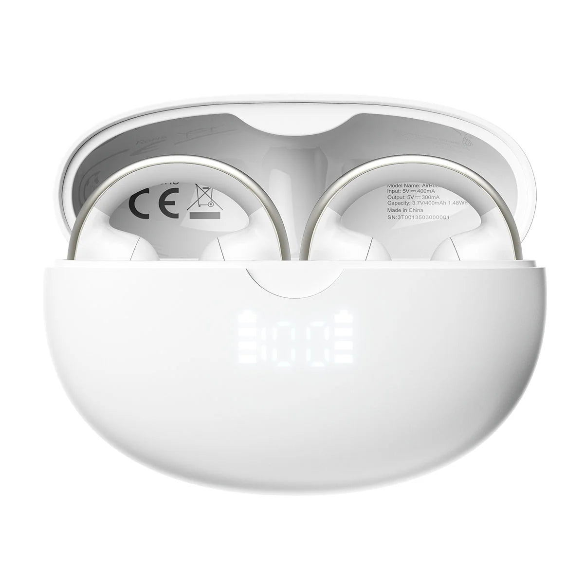 Blackview AirBuds 13 – Écouteurs Sans Fil TWS Bluetooth 5.4 – Driver 13 mm – IPX7 Étanchéité – Design Clip-On à Conduction d’Air