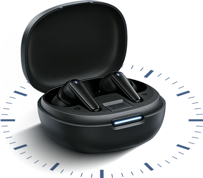Blackview AirBuds 17 – Écouteurs Bluetooth TWS | ANC + ENC, Socle Téléphone Intégré, IPX4